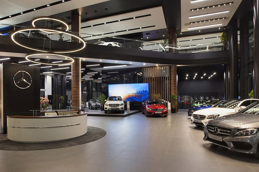 Mercedes Benz Vadi İstanbul Showroom  Ofis Binası Havalandırma